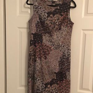 Black and Pink paisley Dress